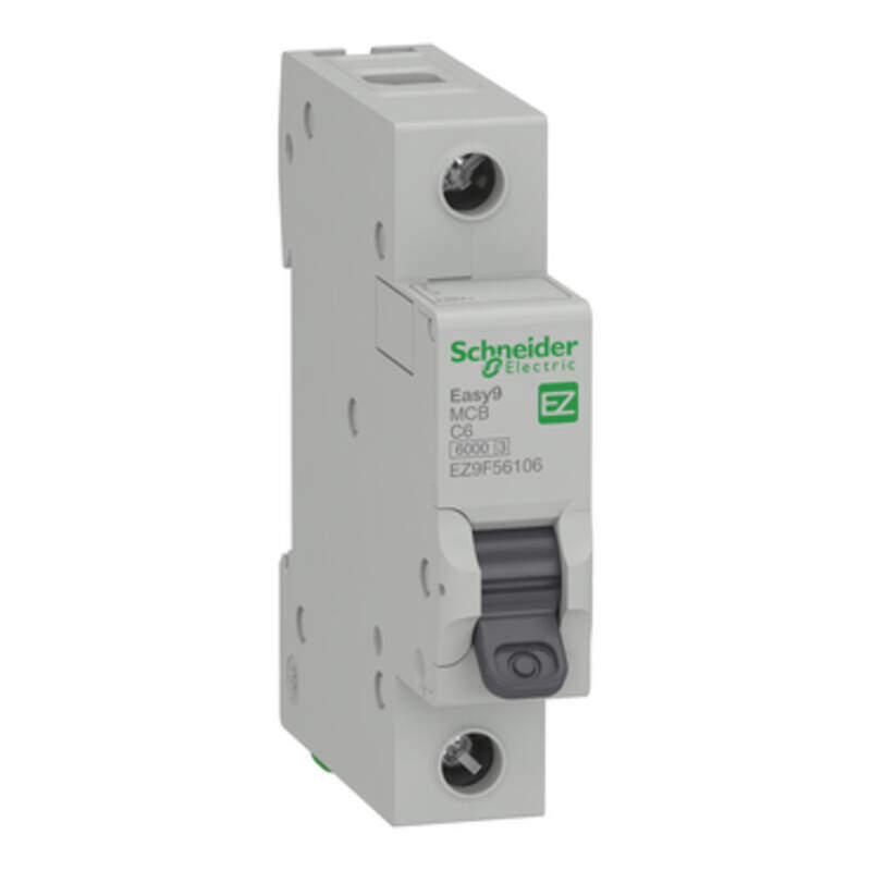 Easy9 miniature circuit breaker- 1P - 6 A - C curve - 6000 A - 230 V