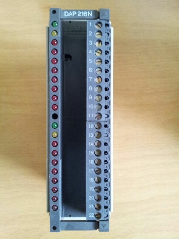 ⁦DAP216N AEG Modicon  / AS-BDAP-216N digital output 2x8 24VDC, 0.5A current⁩ - الصورة ⁦3⁩