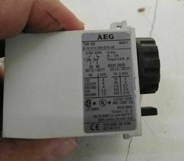 AEG TMI 60 Pneumatic Timer  910-304-573-00 - Image 3