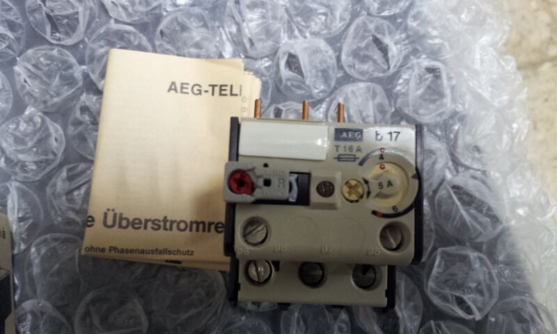 b17V AEG  4-6A Thermal Overload Relay 910-341-911 UL Listed