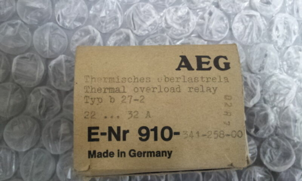AEG b27-2  22-32A Thermal Overload Relay 910-341-258 - Image 3