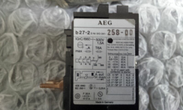 AEG b27-2  22-32A Thermal Overload Relay 910-341-258 - Image 4