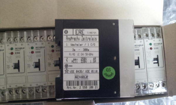 ⁦Entrelec Schiele ERE On Delay Timer 3-300 Sec  A1/A2 24VAC 2.550.108.21⁩ - الصورة ⁦3⁩