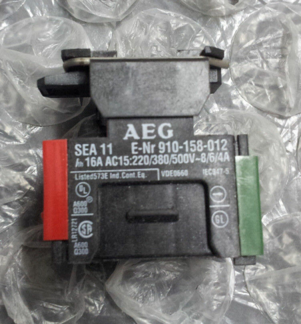 Lot of 3 AEG SEA 11 Contact Block E-Nr 910-158-012