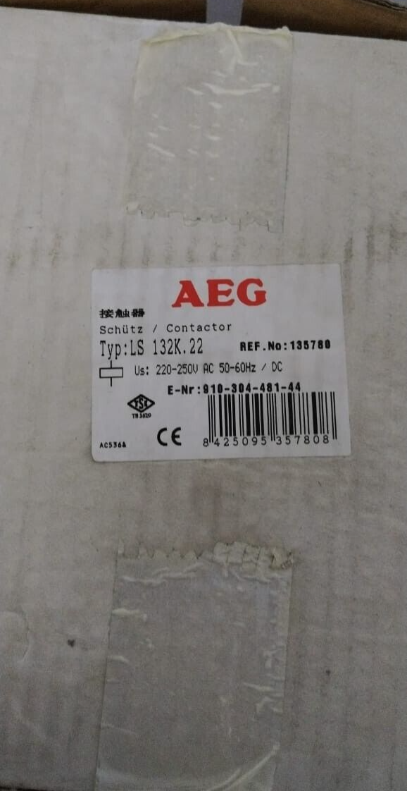 Lot of Brand new AEG Power Contactors in Original Boxes (See Description)